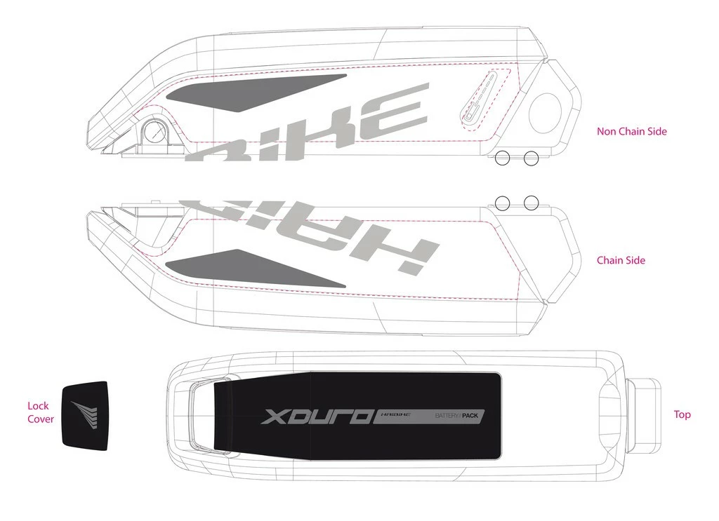 Aufkleber HAIBIKE Xduro Für Bosch-Akku 2014 / 2015 / 2016 / 2017 6 Aufkleber HAIBIKE Xduro Für Bosch-Akku 2014 / 2015 / 2016 / 2017 – Bild 6