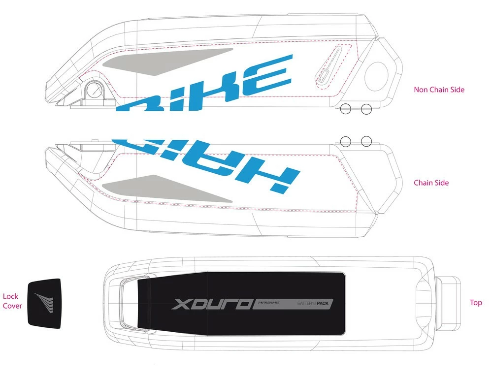 Aufkleber HAIBIKE Xduro Für Bosch-Akku 2014 / 2015 / 2016 / 2017 4 Aufkleber HAIBIKE Xduro Für Bosch-Akku 2014 / 2015 / 2016 / 2017 – Bild 4