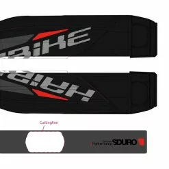 Aufkleber HAIBIKE Sduro Für Yamaha-Akku 2015 -E-Bike Zubehör Verkaufsladen aufkleber haibike fuer yamaha akku e bike dunkelrot