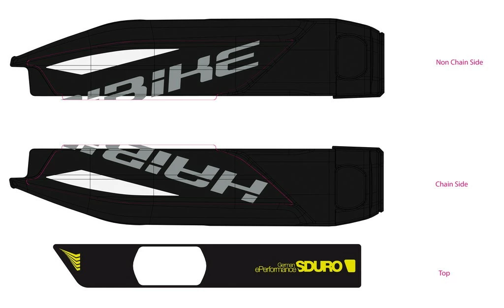 Aufkleber HAIBIKE Sduro Für Yamaha-Akku 2017 4 Aufkleber HAIBIKE Sduro Für Yamaha-Akku 2017 – Bild 4