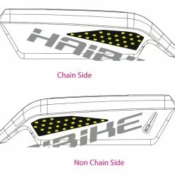 Aufkleber HAIBIKE SDURO Für Bosch-Akku 2018