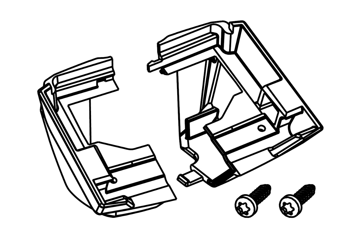 Bosch Rahmenakku Batteriehalter-Kit - Classic 1 Bosch Rahmenakku Batteriehalter-Kit - Classic