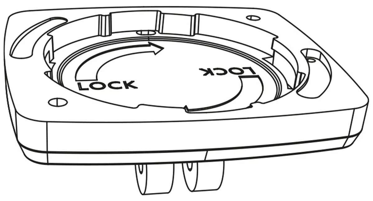 Bosch Intuvia 100 Display Montageplatte 1 Bosch Intuvia 100 Display Montageplatte