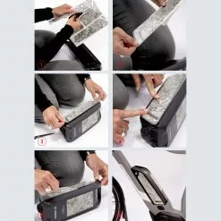 FAHRER Reflective Battery Kit - Reflektierendes Aufkleber-Set Für Bosch PowerPack -E-Bike Zubehör Verkaufsladen fahrer reflective battery kit reflektierendes aufkleber set bosch powerpack montage anleitung