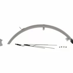 Flyer Elektrofahrrad Schutzblech Für C-Serie - 53mm, 26" 16 Flyer Elektrofahrrad Schutzblech Für C-Serie - 53mm, 26" -E-Bike Zubehör Verkaufsladen flyer elektrofahrrad schutzblech 53 mm 26 zoll c serie silber vorn