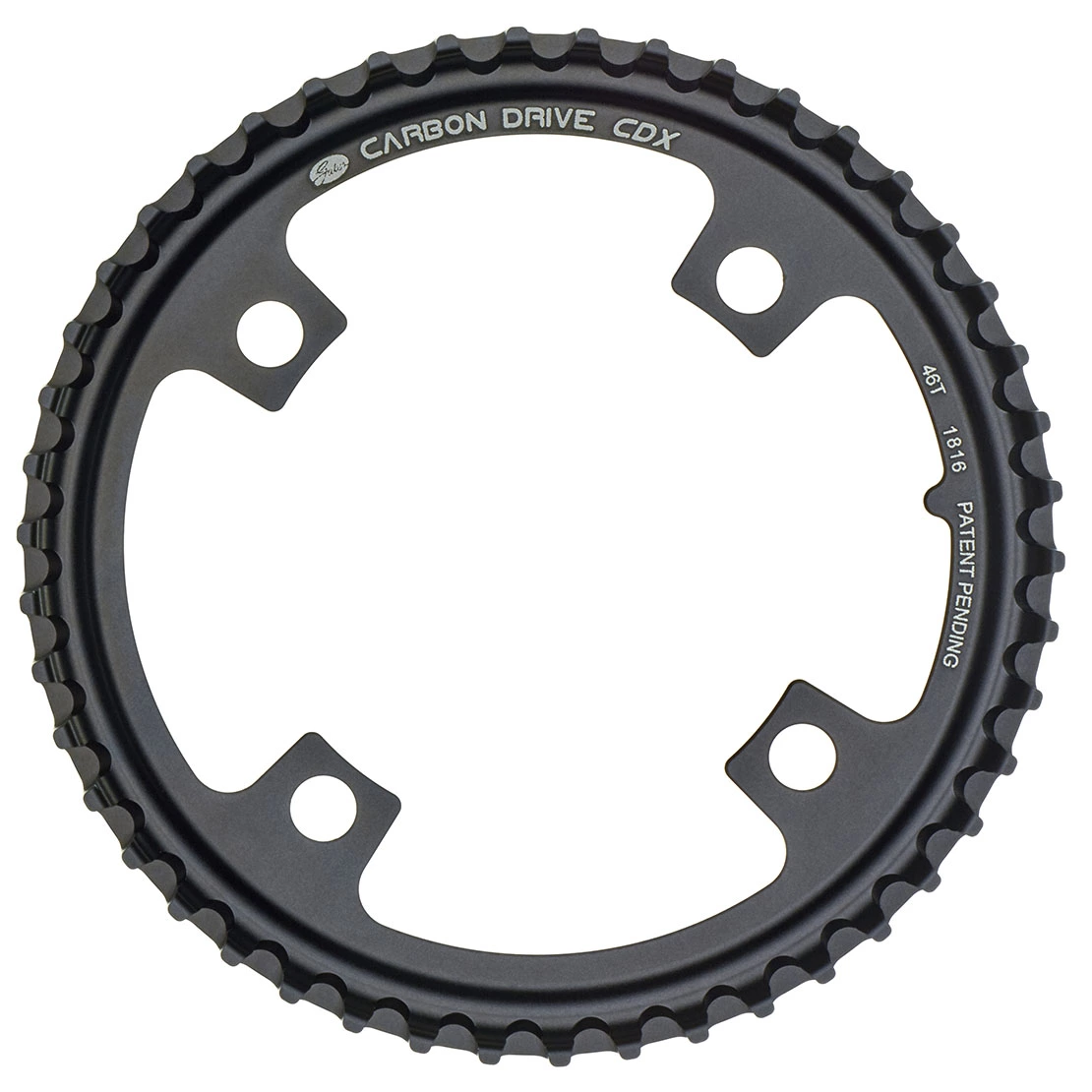 Gates Carbondrive CDX Kettenblatt Riemenscheibe 4-Loch 104mm 4 Gates Carbondrive CDX Kettenblatt Riemenscheibe 4-Loch 104mm – Bild 4