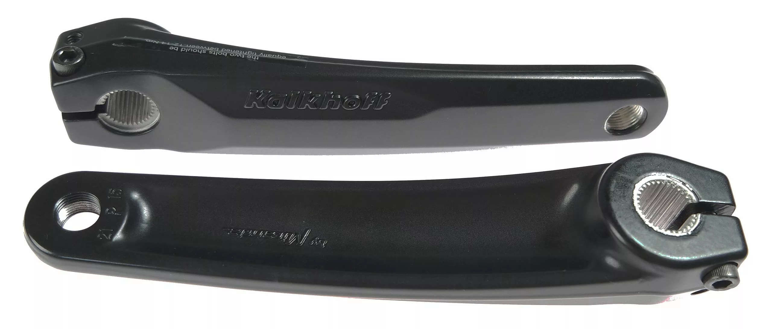 Kalkhoff Elektrofahrrad Viel-Kant-Kurbel-Set Schwarz 1 Kalkhoff Elektrofahrrad Viel-Kant-Kurbel-Set Schwarz