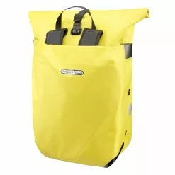 Ortlieb Vario PS Rucksack & Fahrradtasche -E-Bike Zubehör Verkaufsladen ortlieb vario ps lemon sorbet fahrradtasche front
