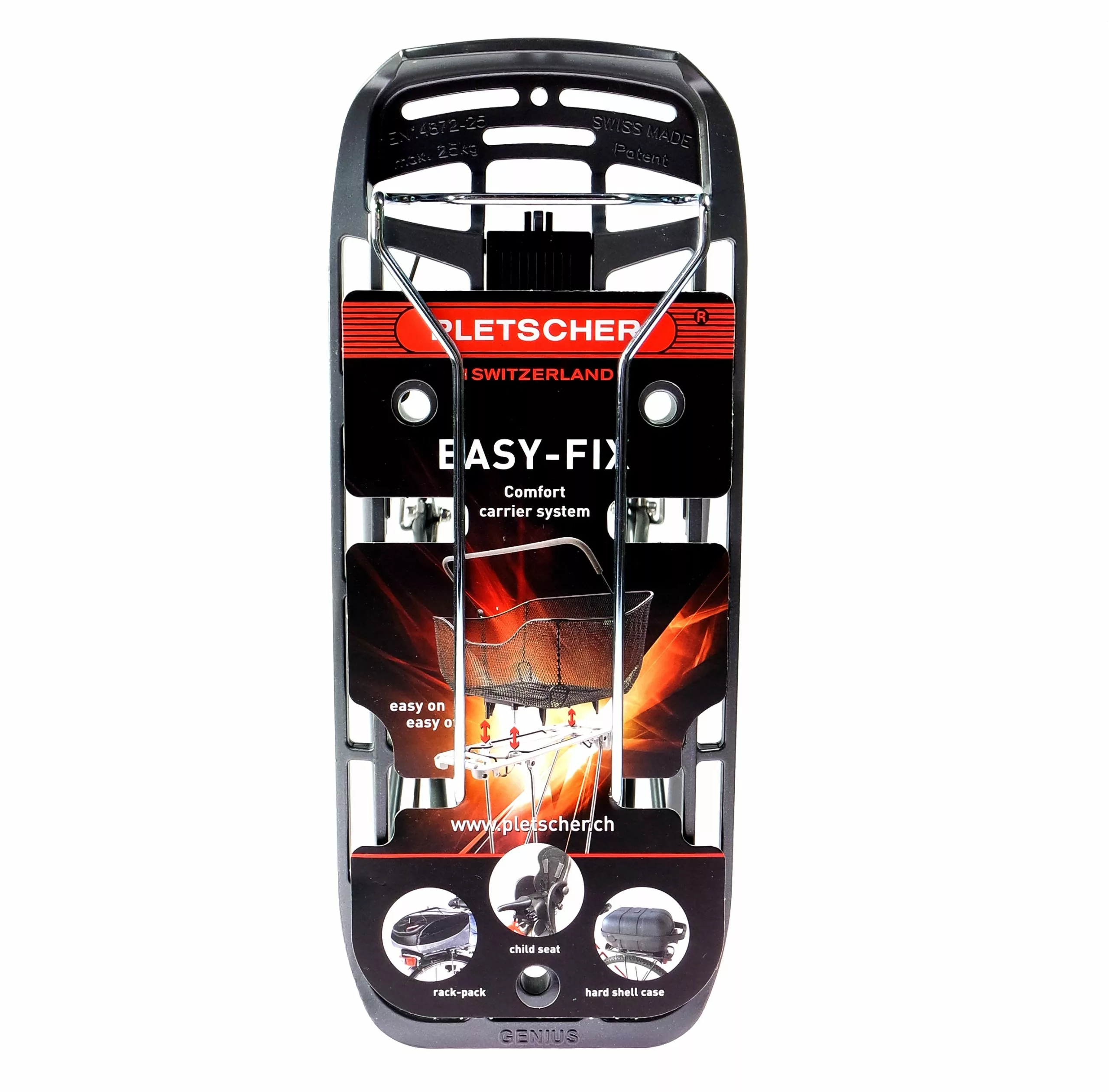 Pletscher Genius 28" Gepäckträger Für Flyer T-/L-Serie Ohne HS 2 Pletscher Genius 28" Gepäckträger Für Flyer T-/L-Serie Ohne HS – Bild 2