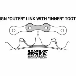 Praxis Works Wave™ Tech MTB Kettenblatt Aluminium | 104mm Lochkreis -E-Bike Zubehör Verkaufsladen praxis works wave tech kettenblatt 104 aluminium montage