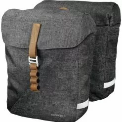 Racktime Fahrradtasche Heda - 24,5l -E-Bike Zubehör Verkaufsladen racktime system fahrraddoppeltasche heda grau grau
