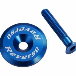 Reverse Components Reverse E-Bike Ahead Kappe Mit Aluminiumschraube 10 Reverse Components Reverse E-Bike Ahead Kappe Mit Aluminiumschraube -E-Bike Zubehör Verkaufsladen reverse ahead kappe blau 01178