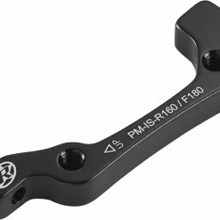 Reverse Components REVERSE Bremsscheibenadapter IS-PM 180 VR+160 HR -E-Bike Zubehör Verkaufsladen reverse bremsscheibenadapter is pm 180 vrplus160 hr schwarz