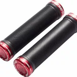 Reverse Components REVERSE Griff Spin Lock On Ø30mm X 130mm 5 Reverse Components REVERSE Griff Spin Lock On Ø30mm X 130mm -E-Bike Zubehör Verkaufsladen reverse griff spin lock on durchmesser30mm 130mm schwarz rot