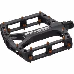 Reverse Components REVERSE Pedal Black ONE - Paar 17 Reverse Components REVERSE Pedal Black ONE - Paar -E-Bike Zubehör Verkaufsladen reverse pedal black one schwarz orange