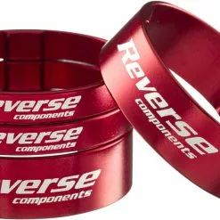 Reverse Components REVERSE Ultra Light Spacer 1 1/8" -E-Bike Zubehör Verkaufsladen reverse ultra light spacer rot