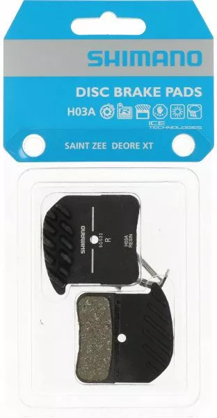 Shimano Bremsbelag H03A Resin Mit Kühlrippen 1 Shimano Bremsbelag H03A Resin Mit Kühlrippen