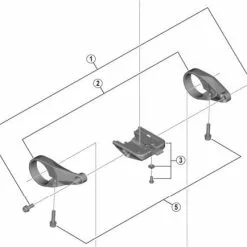 SHIMANO Display-Halterung Für STEPS Display SC-E6100