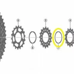SHIMANO Distanzring A Für SLX CS-M7100 Kassette