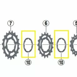 SHIMANO Distanzring Y1VN05000 Für XT CS-M8000 Und SLX CS-M7000 Kassette 5 SHIMANO Distanzring Y1VN05000 Für XT CS-M8000 Und SLX CS-M7000 Kassette -E-Bike Zubehör Verkaufsladen shimano distanzring y1vn05000 cs m8000
