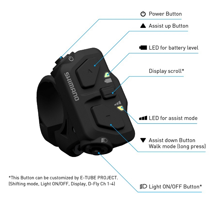 SHIMANO SW-EN600-L Schalter 2 SHIMANO SW-EN600-L Schalter – Bild 2