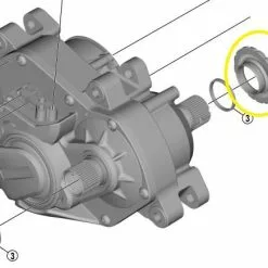 SHIMANO Verschlussring Für STEPS Antriebseinheit DU-E6100 | DU-E7000 | DU-E8000