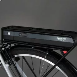 Pre-owned - Shimano Electric Bicycle Luggage Carrier Battery STePS BT-E6000 500Wh 7 Pre-owned - Shimano Electric Bicycle Luggage Carrier Battery STePS BT-E6000 500Wh -E-Bike Zubehör Verkaufsladen shimano steps batterie gepaecktraeger montiert links 0 1