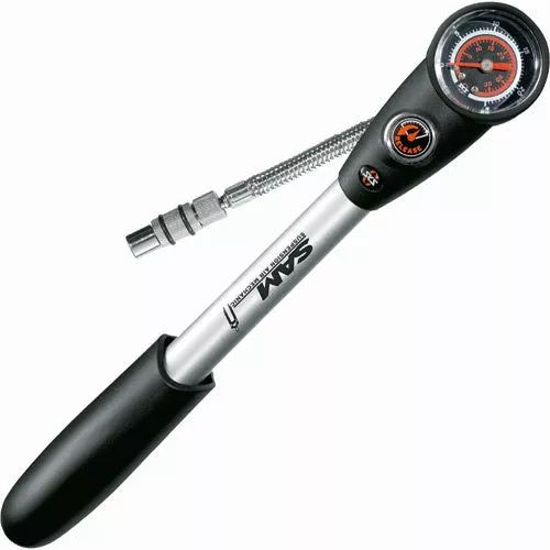 SKS Dämpferpumpe SAM 25 Bar - Luftpumpe Mit Bar Anzeige 1 SKS Dämpferpumpe SAM 25 Bar - Luftpumpe Mit Bar Anzeige