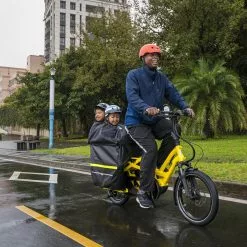 Tern Storm Box - Wetter Schutz Kammer -E-Bike Zubehör Verkaufsladen tern storm box im einsatz 2