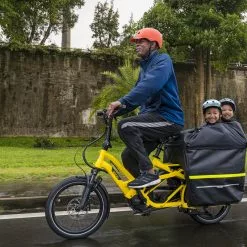 Tern Storm Box - Wetter Schutz Kammer -E-Bike Zubehör Verkaufsladen tern storm box im einsatz 3