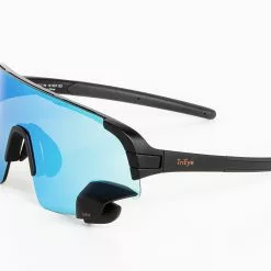 TriEye View Sport Revo - Sonnenbrille Mit Rückspiegel 13 TriEye View Sport Revo - Sonnenbrille Mit Rückspiegel -E-Bike Zubehör Verkaufsladen trieye view sport revo blau side
