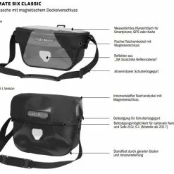Ortlieb Ultimate Six Classic 5L Lenkertasche 18 Ortlieb Ultimate Six Classic 5L Lenkertasche -E-Bike Zubehör Verkaufsladen ultimate six classic facts