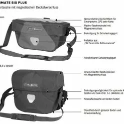 Ortlieb Ultimate Six Plus 5L Lenkertasche 22 Ortlieb Ultimate Six Plus 5L Lenkertasche -E-Bike Zubehör Verkaufsladen ultimate six plus facts