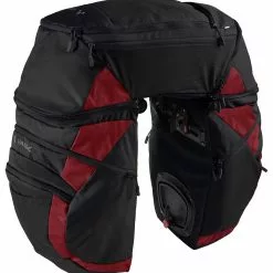 Vaude Karakorum Pro Hinterradtasche Set 3-teilig 14 Vaude Karakorum Pro Hinterradtasche Set 3-teilig -E-Bike Zubehör Verkaufsladen vaude karakorum pro black carmine rueckseite