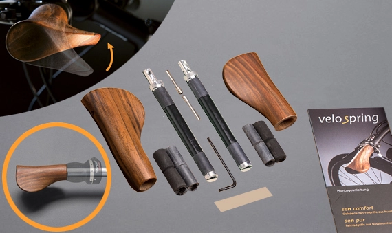 Velospring Fahrradgriff Sen Comfort - Gefedert 5 Velospring Fahrradgriff Sen Comfort - Gefedert – Bild 5