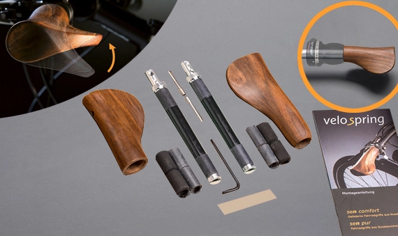 Velospring Fahrradgriff Sen Comfort - Gefedert 4 Velospring Fahrradgriff Sen Comfort - Gefedert – Bild 4