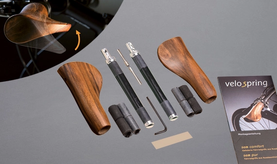Velospring Fahrradgriff Sen Comfort - Gefedert 3 Velospring Fahrradgriff Sen Comfort - Gefedert – Bild 3