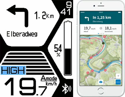 Yamaha E-Bike Multi-LCD-Display C Bluetooth 2 Yamaha E-Bike Multi-LCD-Display C Bluetooth – Bild 2